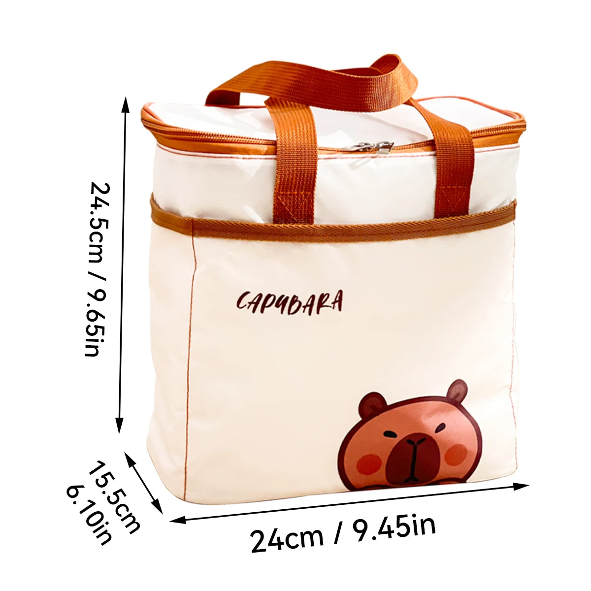 Thermal Lunch Box Bag Insulated Large Capacity Waterproof Picnic Cooler Bag