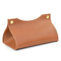 Leather Tissue Box Holder Napkin Organizer for Living Room Kitchen