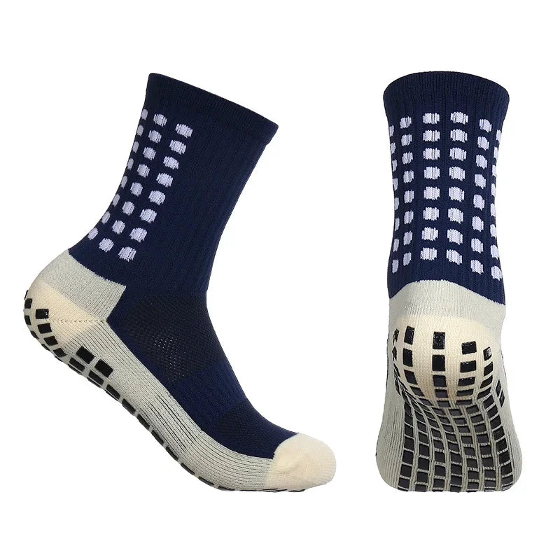 Anti Slip Football Grip Socks Silicone Bottom Breathable Sports Running Cycling Training Socks Men Women