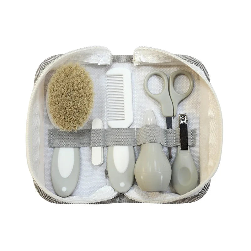 Baby Care Kit with Nasal Aspirator Nail Clippers Comb Brush