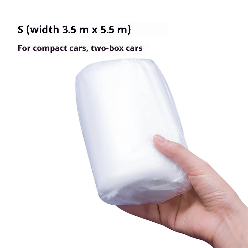 Disposable Waterproof Car Cover PE – Universal Elastic Dust Rain Protection Auto Cover