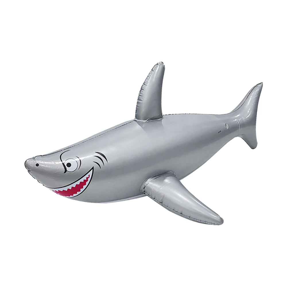 Inflatable Shark Pool Toy PVC Party Prop Model