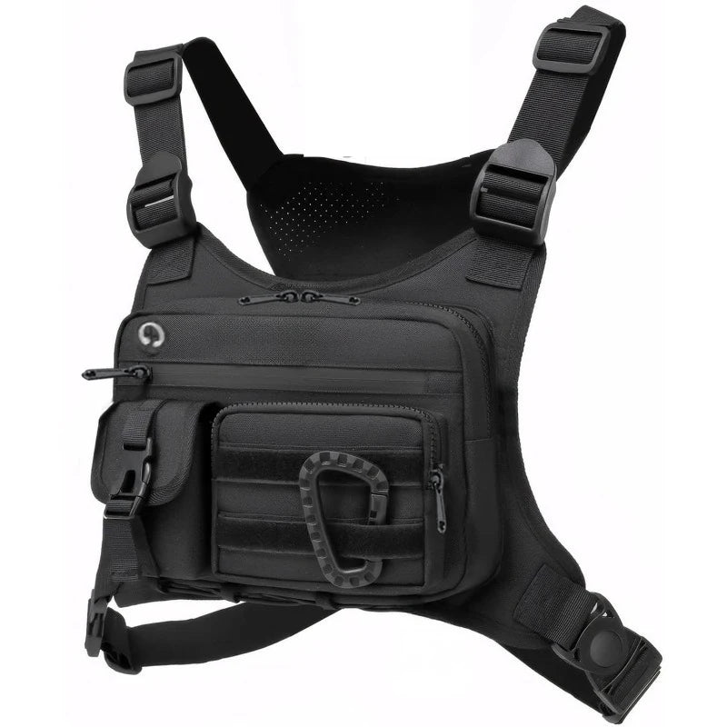 Tactical Chest Bag – Adjustable Running & Cycling Vest Pack for Men & Women