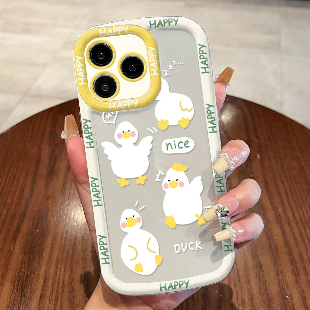 Cute Cat Silicone iPhone Case