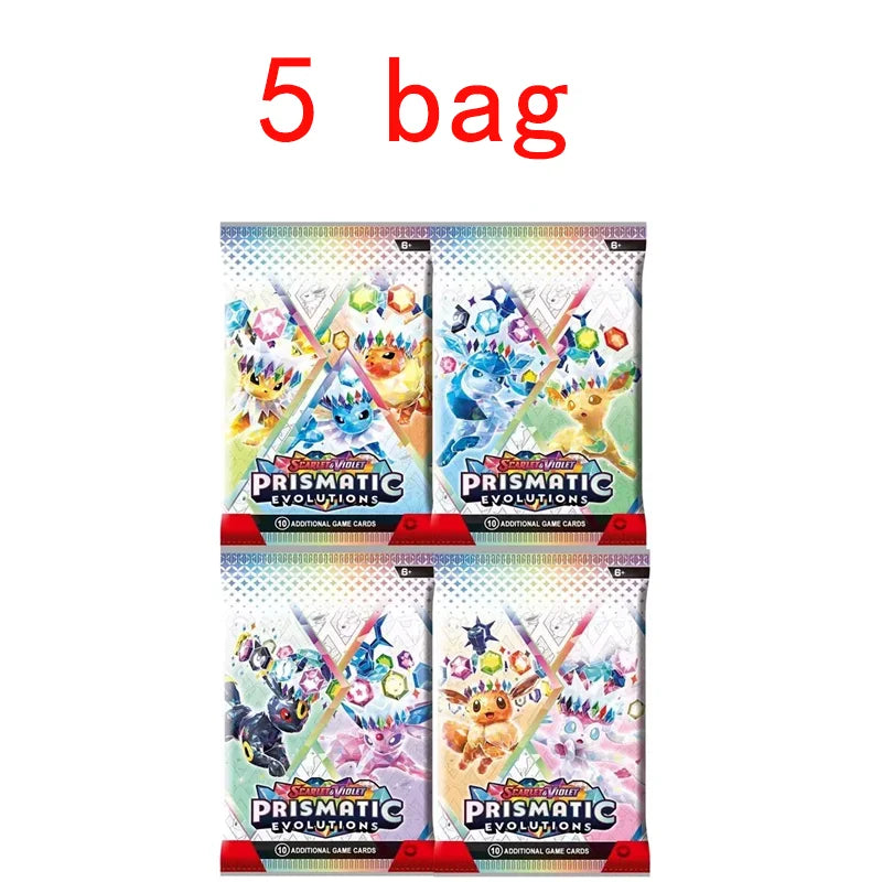 360PCS Pokémon Scarlet Violet Prismatic Evolutions Booster Card Box