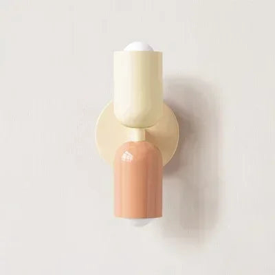 Nordic Colorful Wall Lamp Bedside Macaron Style Bedroom Corridor Lighting Decor