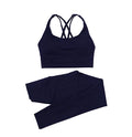 Women Seamless Gym Set Sports Bra & Leggings Fitness Yoga Workout Outfit