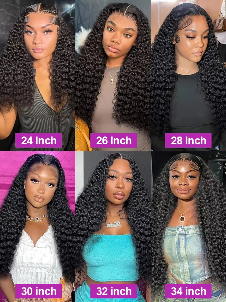 Loose Deep Wave Wig – 300 Density HD Lace Front Human Hair Wig (Extra Long)