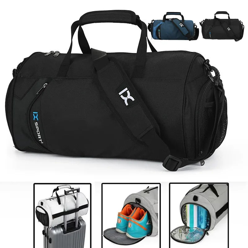 Gym Bag Wet Dry Separation Sports Travel Yoga Bag Shoe Compartment Shoulder Duffel