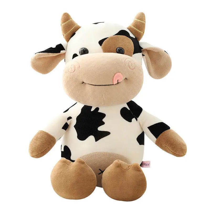 26cm Cute Cow Plush Pillow Soft Stuffed Animal Toy