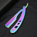 Men Folding Barber Razor Black