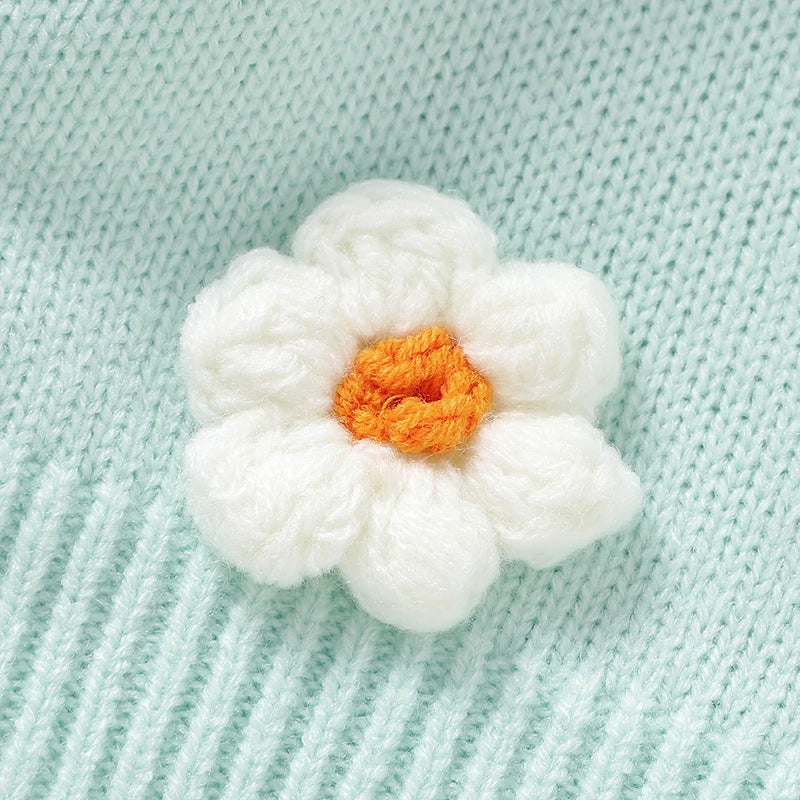 Baby Girl Knit Cardigan Long Sleeve Sweater Coat