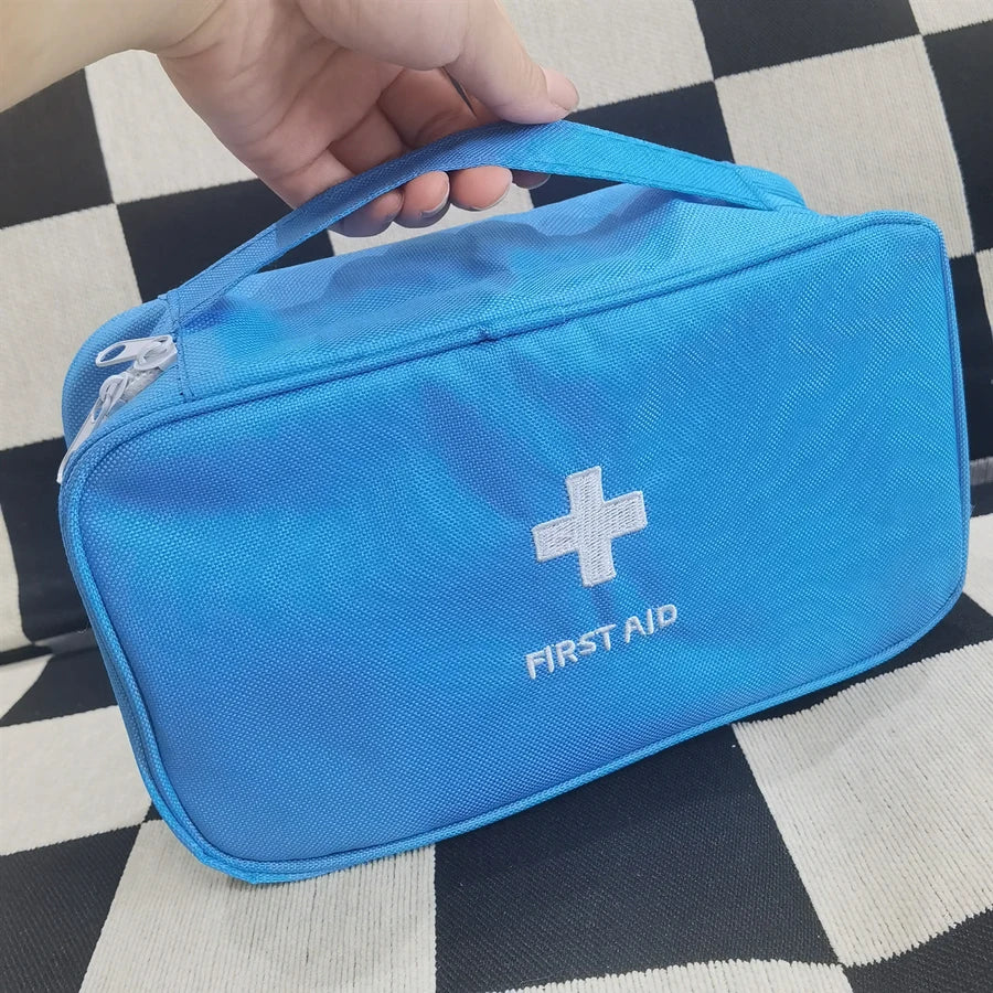 Portable First Aid Kit Travel Medical Storage Bag Waterproof Emergency Organizer Medicine Pouch Outdoor Survival Kit Case