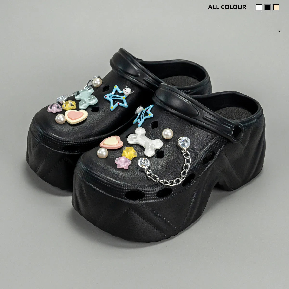 Women’s 9cm Platform Clogs Thick Sole EVA Summer Slippers