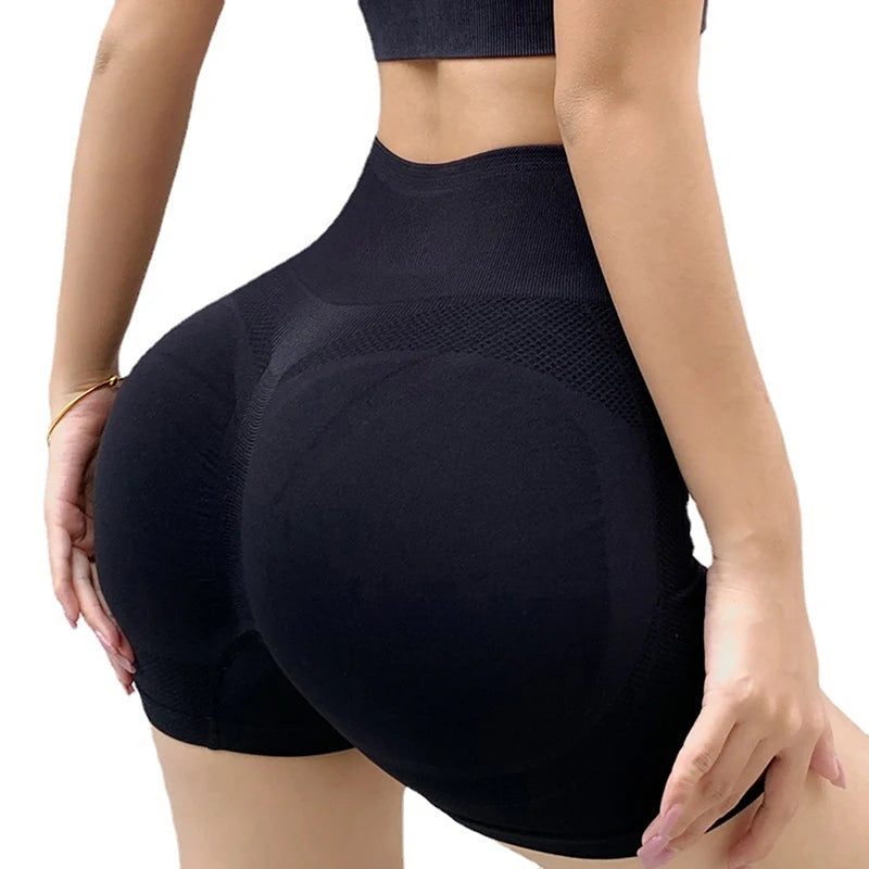 Women’s High Waist Push Up Gym Shorts Cycling Jogging Yoga Leggings