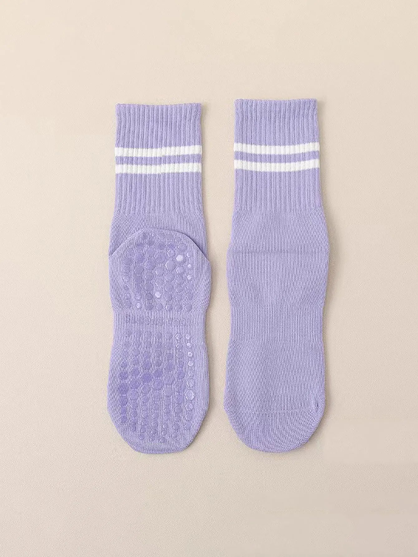 Women Pilates Yoga Grip Socks Non Slip Barre Socks 4 Pairs Set