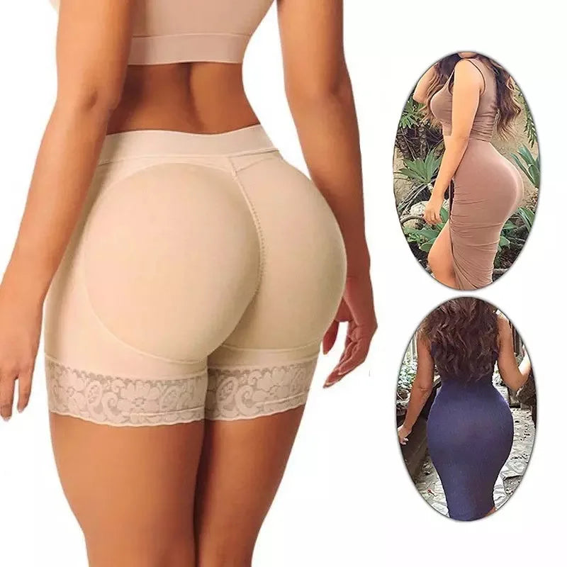 Women’s Padded Butt Lifter Shapewear Panty High Waist Tummy Control