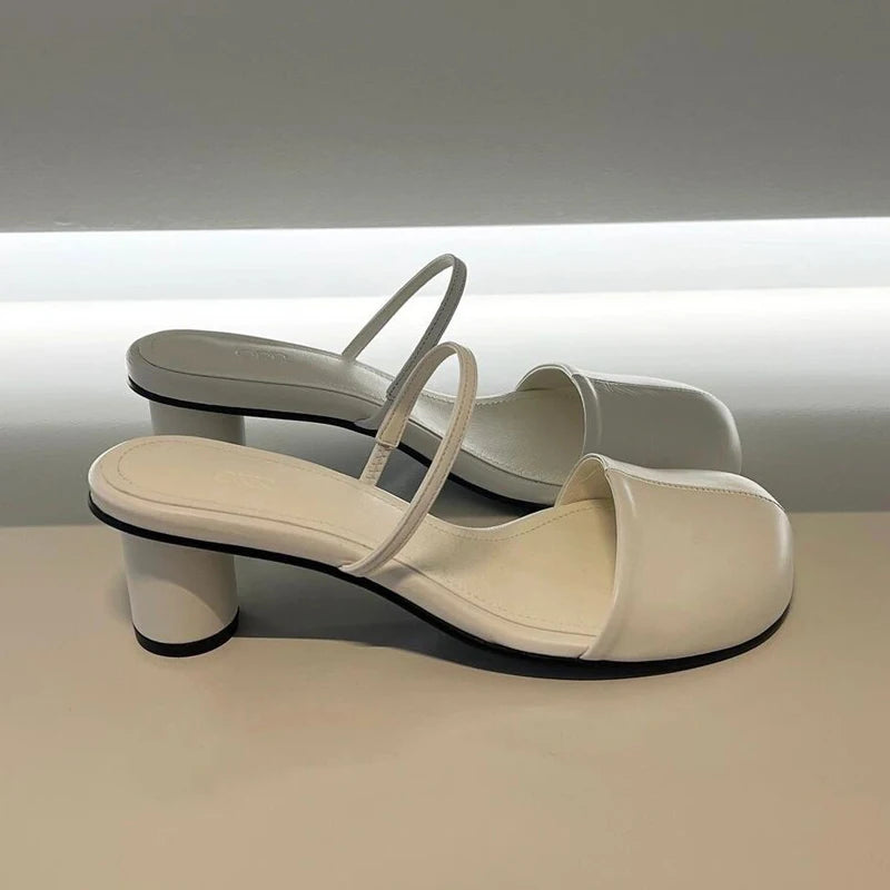 Summer Slip On Mule Slippers for Women Closed Toe Slides