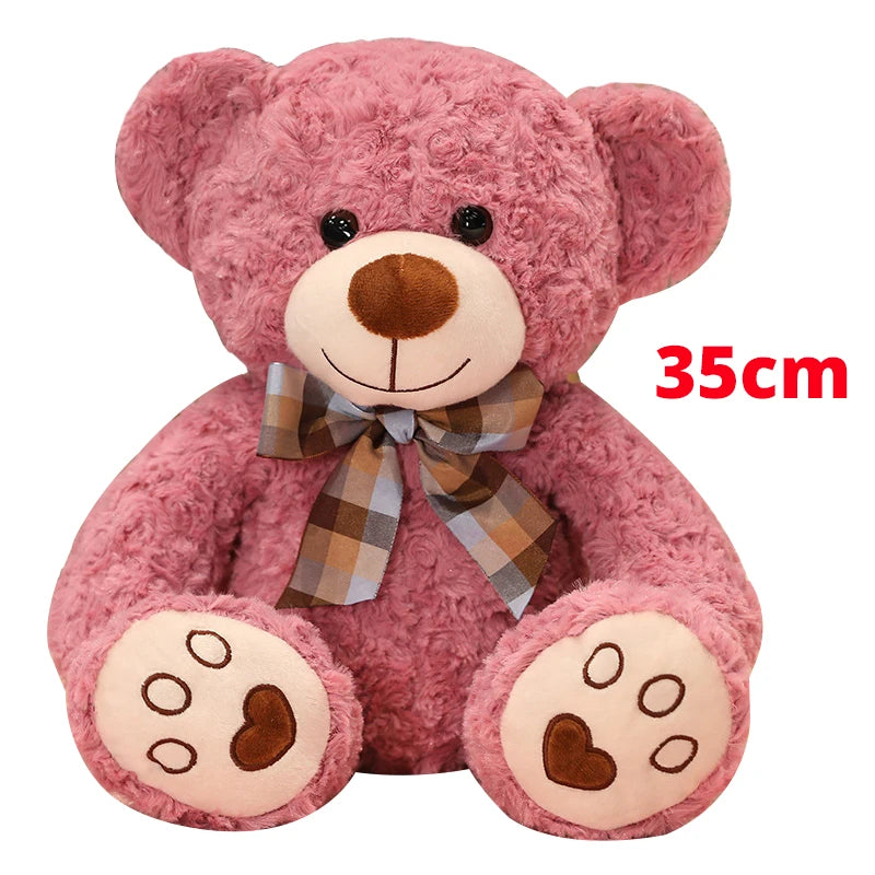 Teddy Bear Plush Pillow 25cm 35cm Soft Stuffed Animal Gift