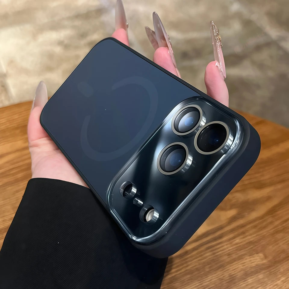Magnetic MagSafe Big Window Charging iPhone Case