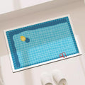 Rubber Anti Slip Bathroom Mat Quick Dry Water Absorbent Cartoon Floor Rug