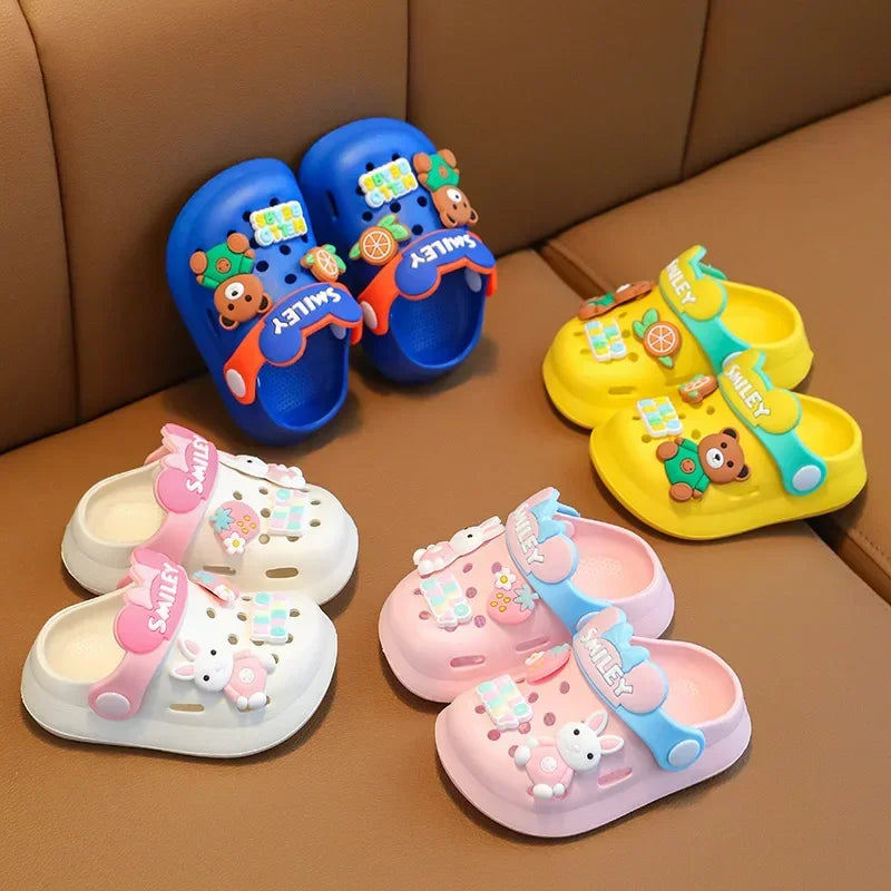Baby Cartoon Anti Slip Summer Sandals for Boys and Girls