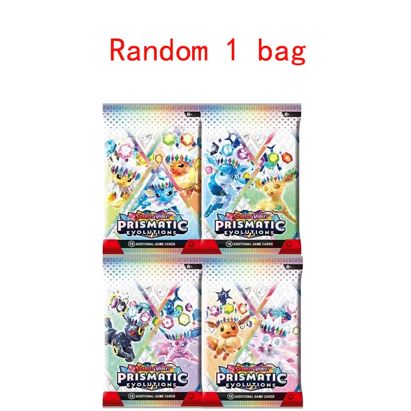 360PCS Pokémon Scarlet Violet Prismatic Evolutions Booster Card Box