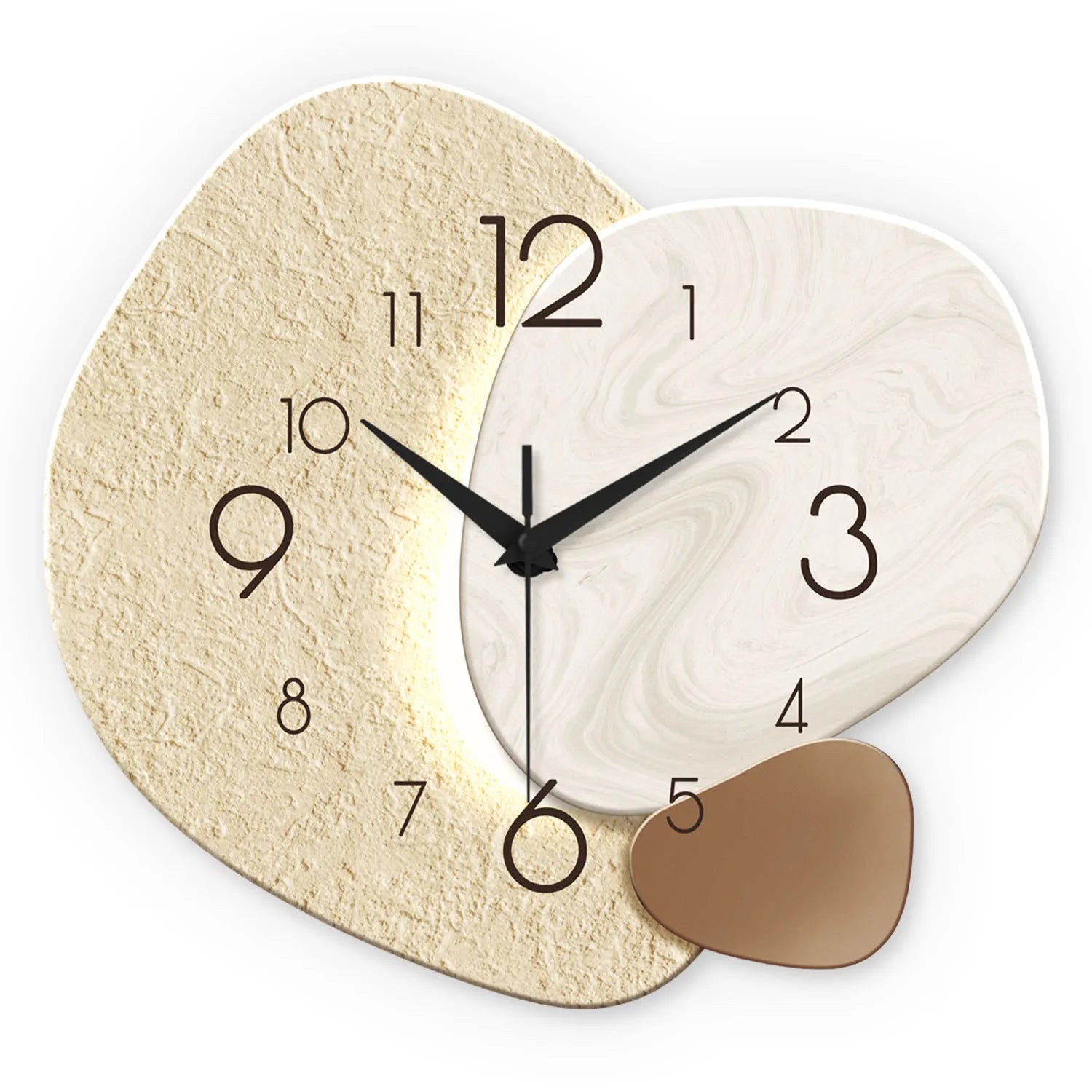Modern Wall Clock Silent Quartz Decorative Clock Living Room Bedroom