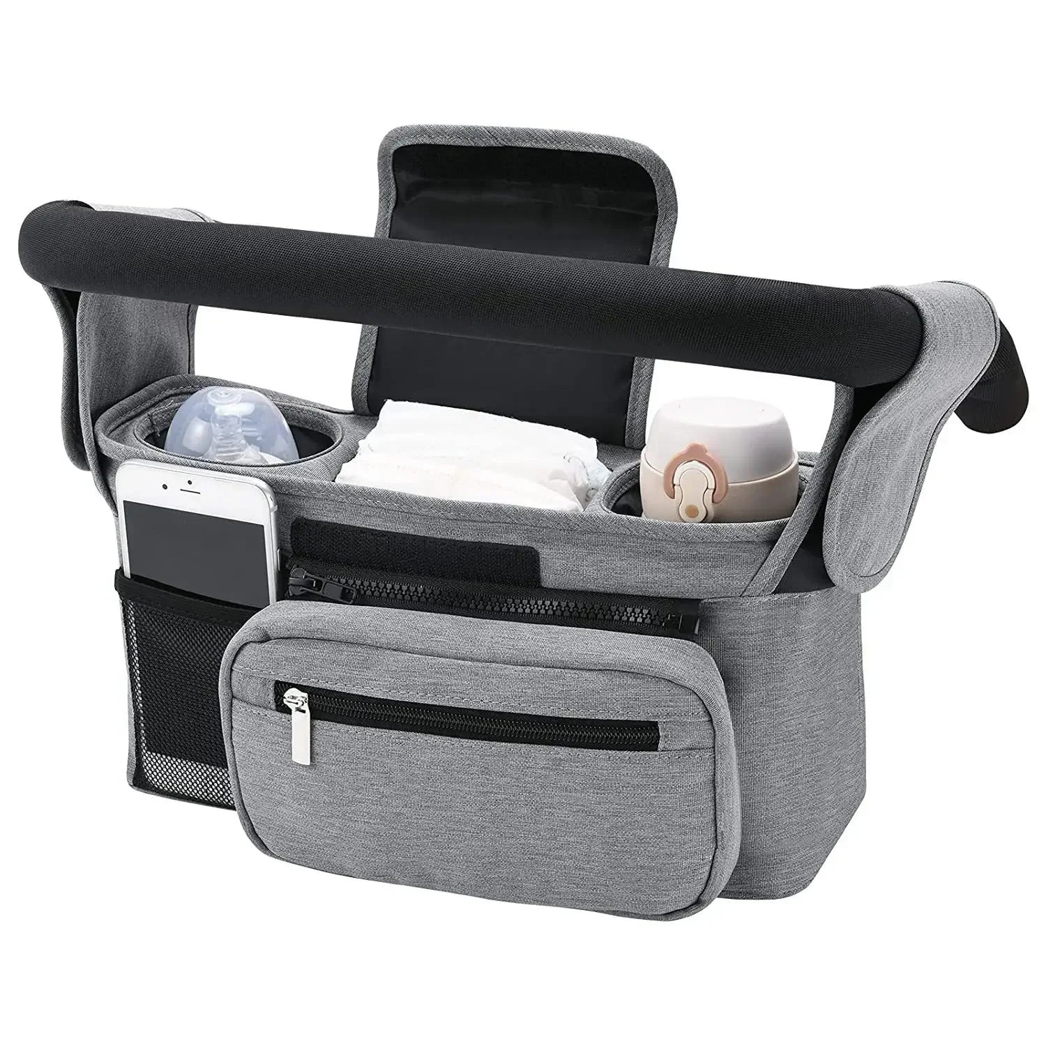 Baby Stroller Organizer Bag Large Capacity Hanging Diaper Bag