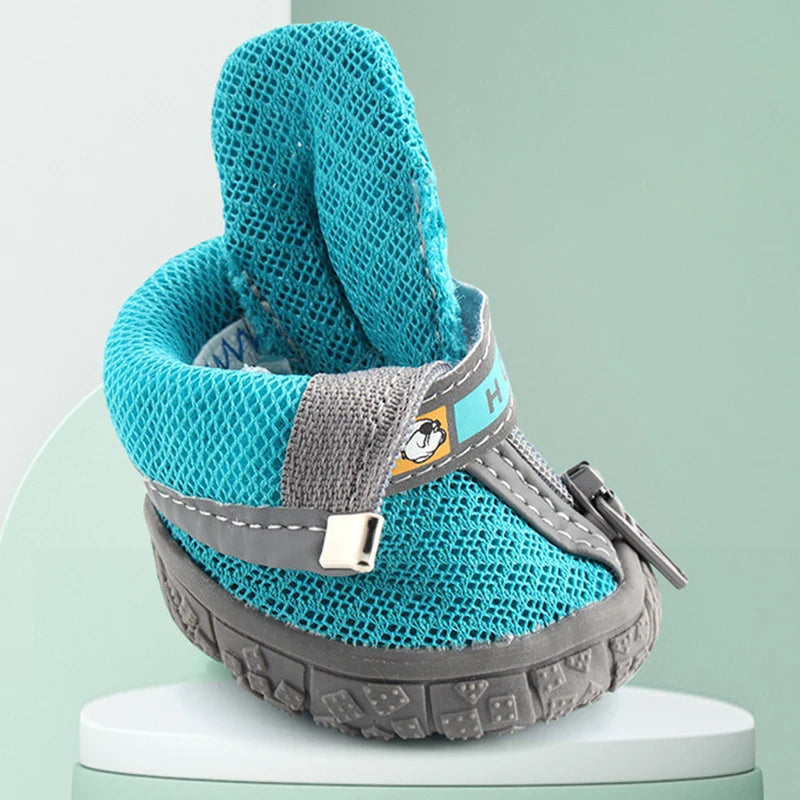 Dog Shoes Non Slip Thick Plush Warm Breathable Pet Booties Paw Protection