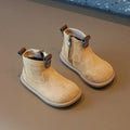 Kids Suede Ankle Boots Warm Anti Slip Casual Shoes for Boys & Girls