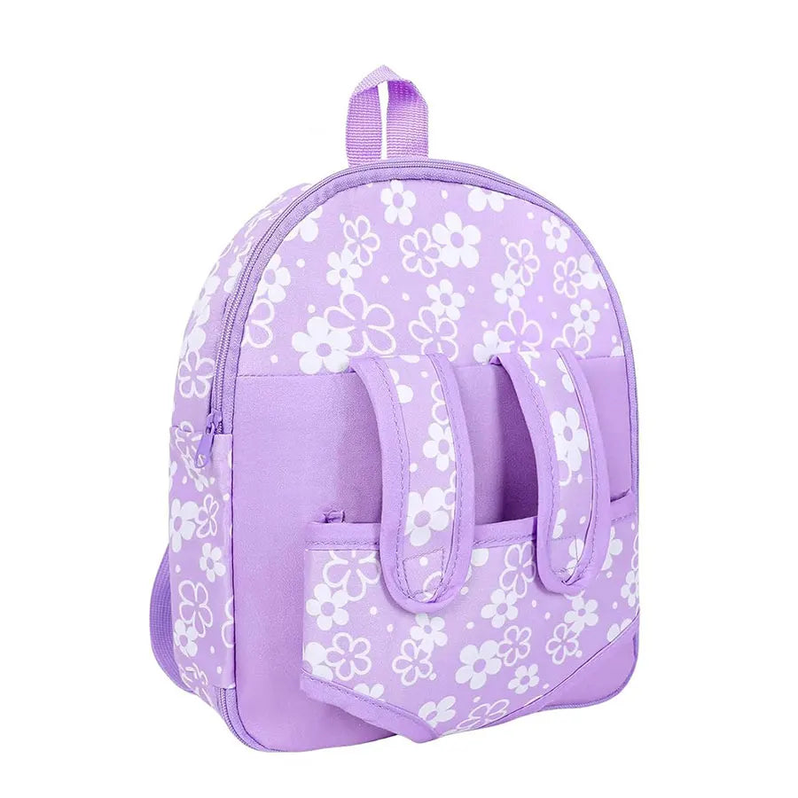 Doll Backpack Bag Cute Flower Handbag Kids Carry Storage Gift Christmas Birthday