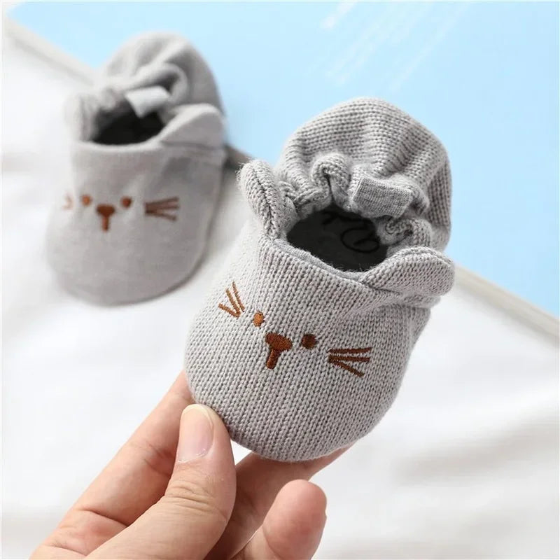 Baby Animal Ear Crib Shoes Soft Sole 0 18 Months