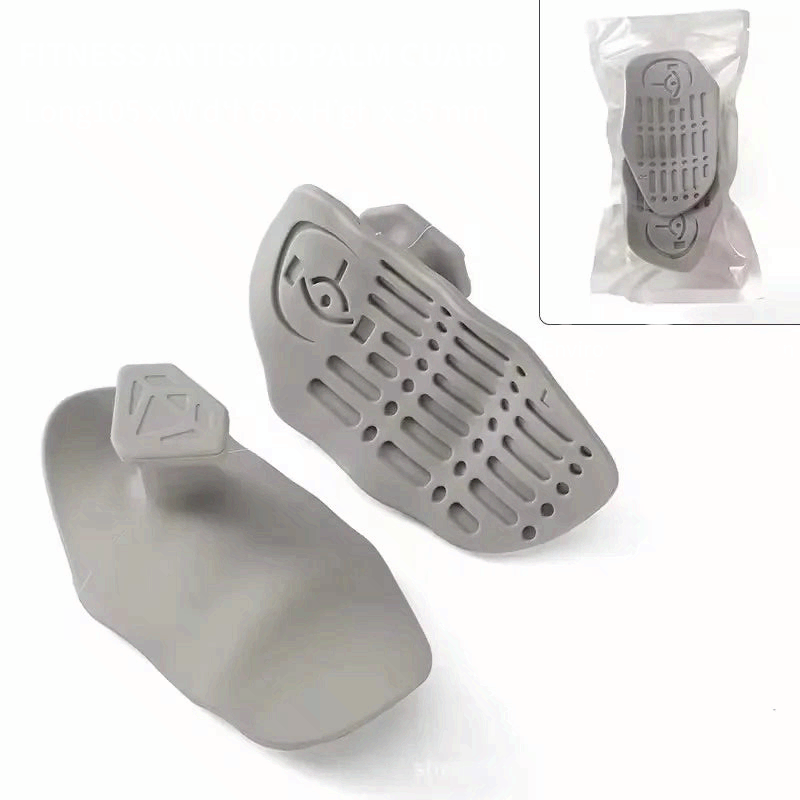 Silicone Gym Gloves Grip Strength Hand Protection Weightlifting Cross Training Palm Grips