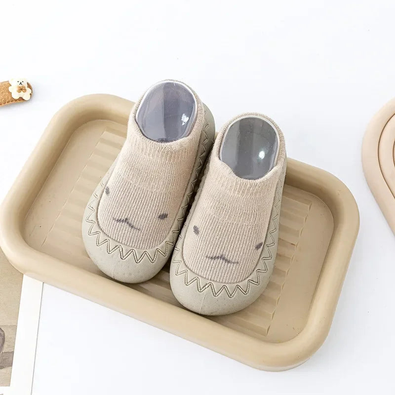 Baby Cartoon Sock Shoes Soft Rubber Sole First Walker Sneakers