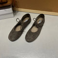 Women Butterfly Knot Flats Round Toe Slip On Soft Casual Shoes Female Footwear