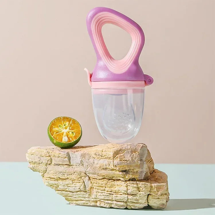 *Silicone Baby Fruit Feeder Teething Pacifier Nibbler