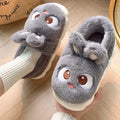 Women Winter Cotton Slippers Warm Plush Indoor Home Shoes