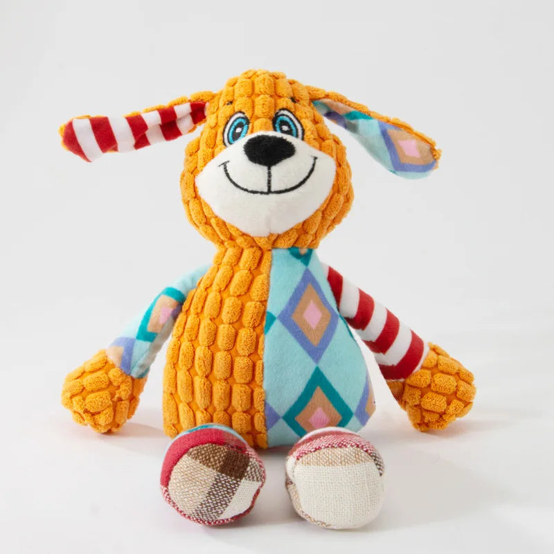 Interactive Squeaky Plush Chew Toy for Dogs and Cats