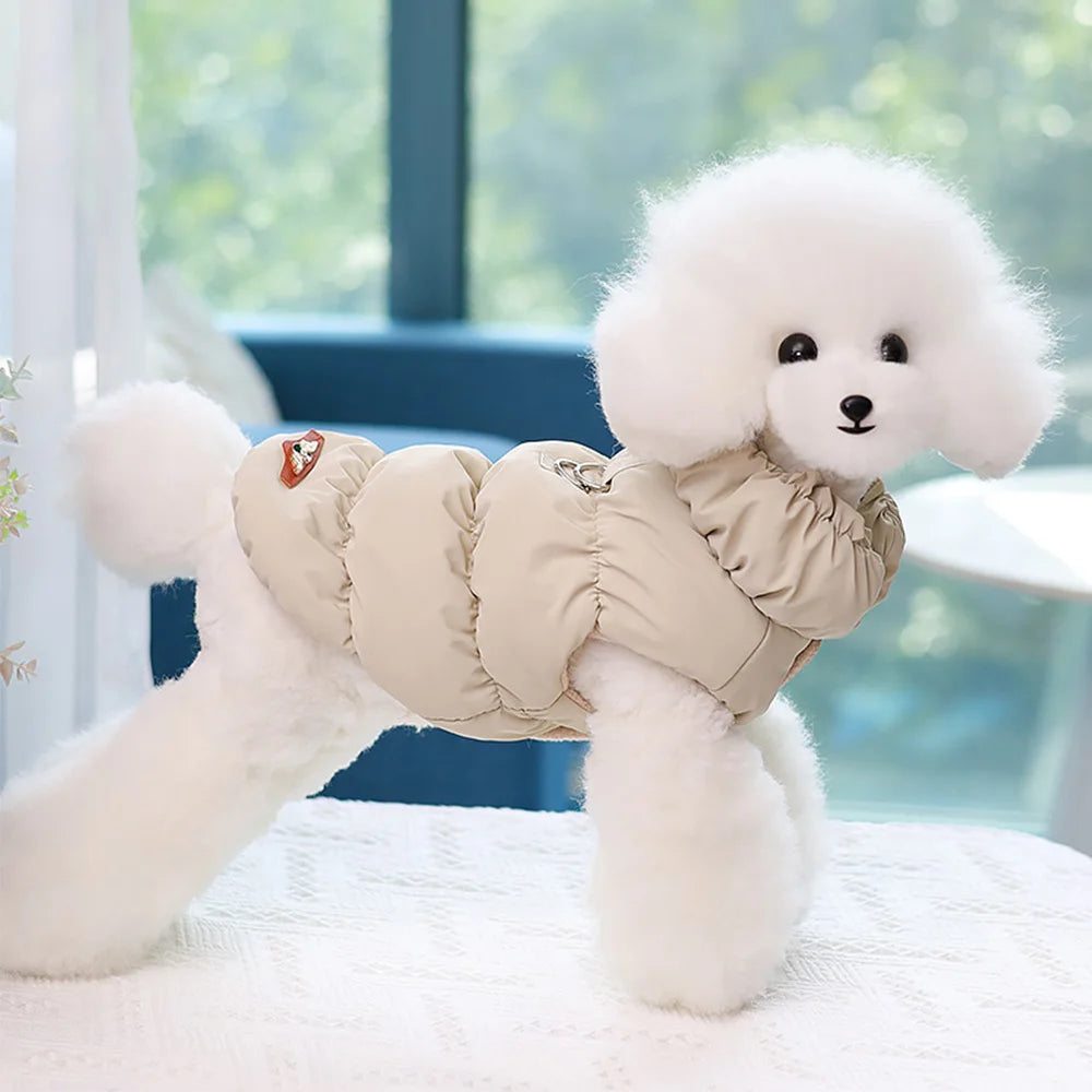 Warm Winter Dog Coat Soft Padded Jacket for Small and Medium Dogs and Cats