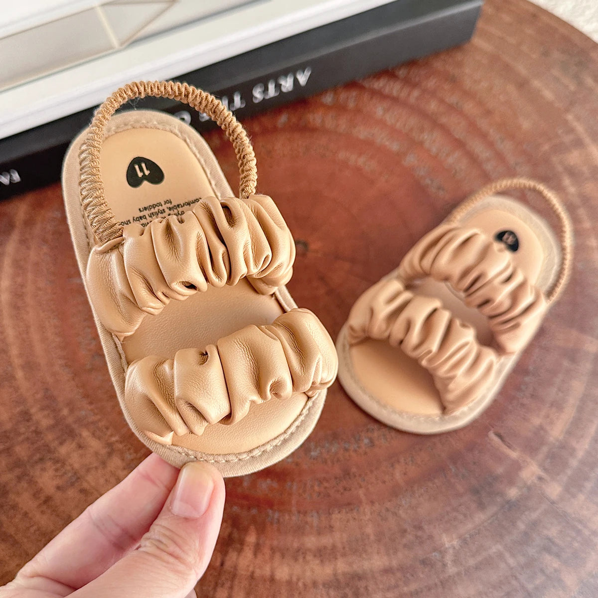 Baby Boys Girls Soft Sole Summer Sandals Newborn First Walker Beach Shoes
