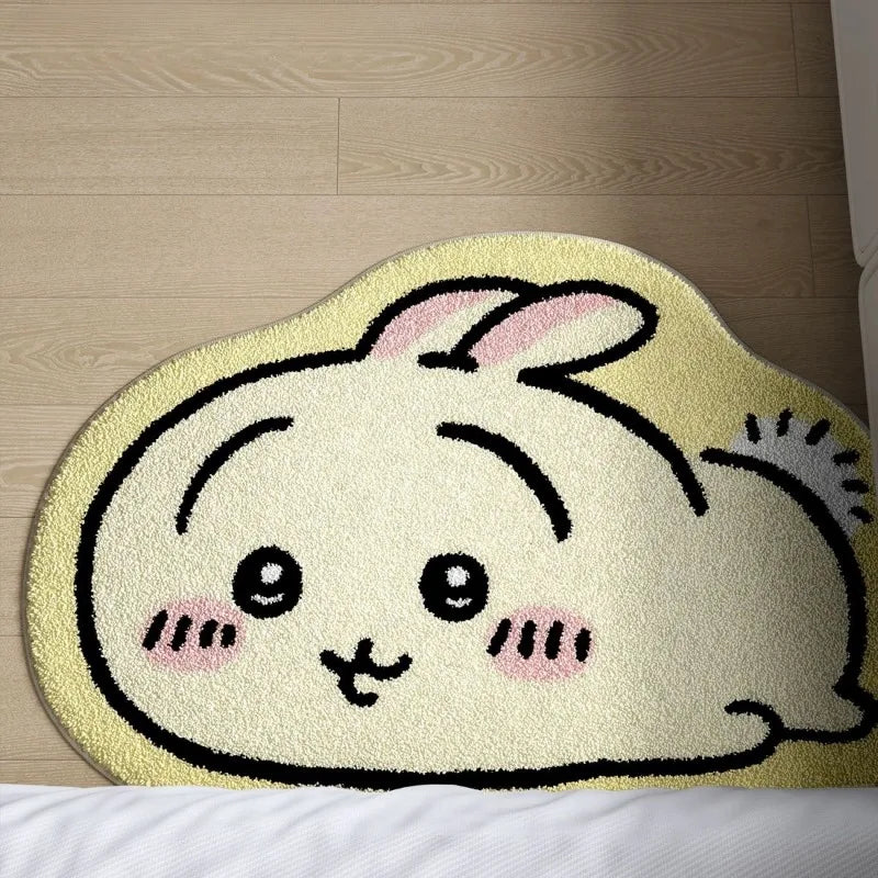 Anime Plush Rug Non Slip Bathroom Floor Mat Cute Room Carpet