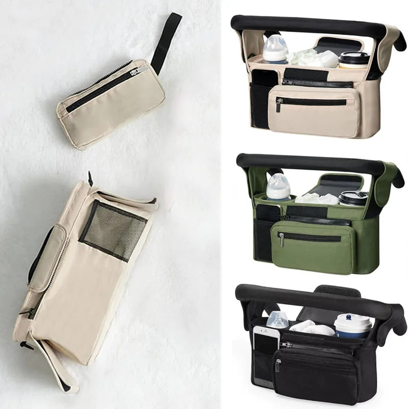 Baby Stroller Organizer Bag Large Capacity Hanging Diaper Bag