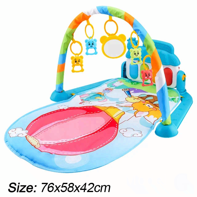 Baby Music Play Gym Piano Activity Mat for Newborns 0 to 36 Months