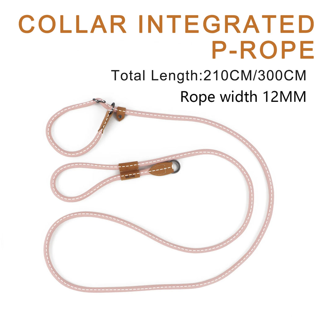 Adjustable P Shape Dog Leash Hands Free Traction Rope for Running Walking