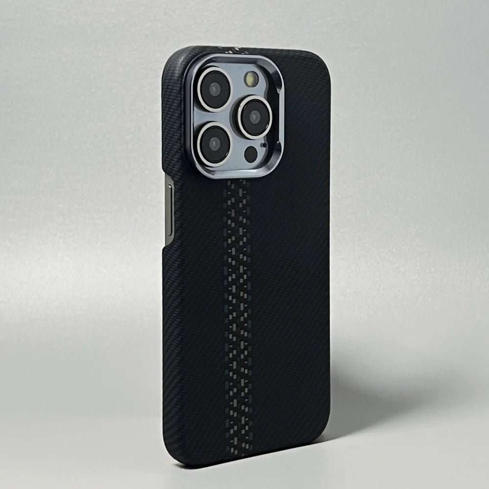 Carbon Fiber Slim Shockproof Hard PC iPhone Case