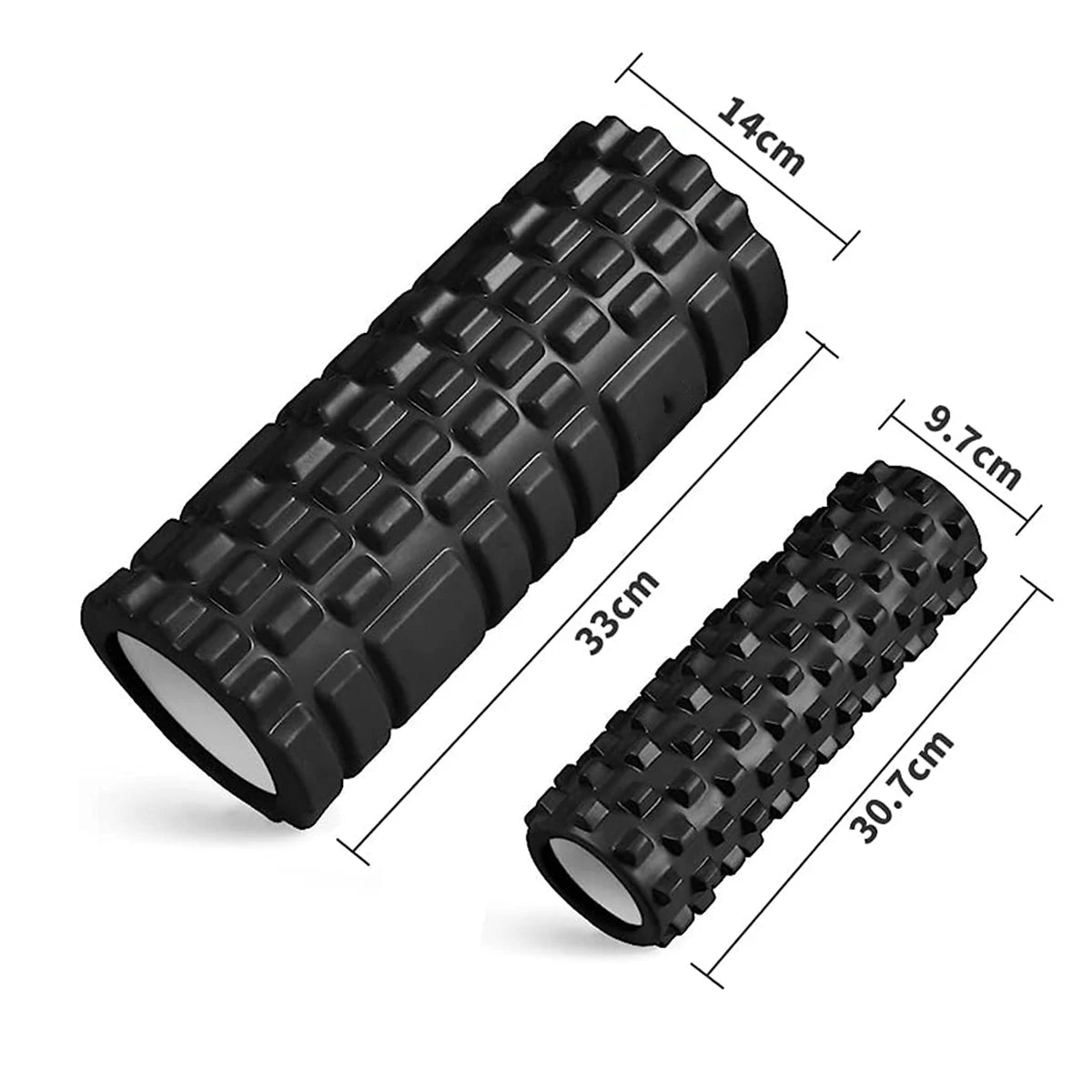 Yoga Foam Roller Muscle Massage Back Training Grid Recovery Roller