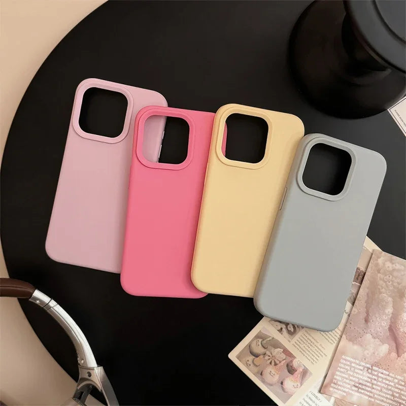 Silicone Shockproof Slim Soft iPhone Case