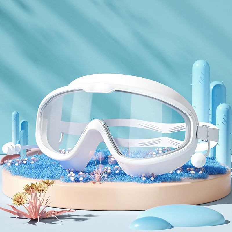 Anti Fog Swim Goggles No Leak Wide Vision for Kids Adults Pool Swimming Glasses