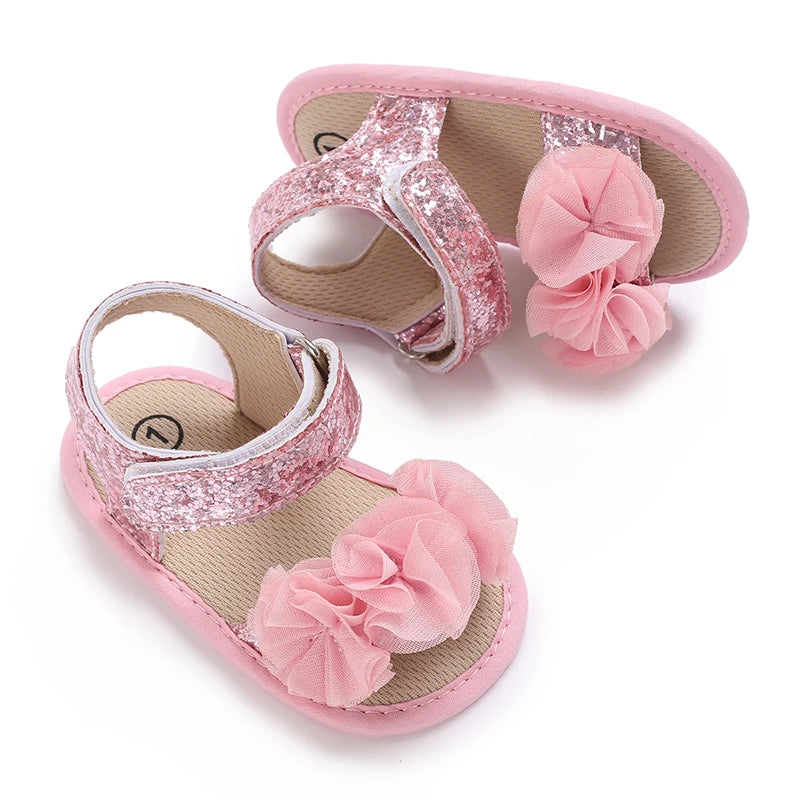 Baby Girl Sandals Soft Sole First Walker Dress Shoes